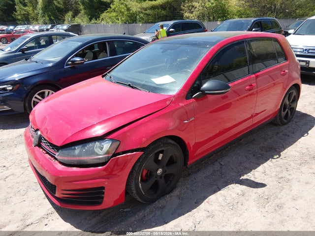 45122708 :رقم المزاد ، 3VW4T7AU6FM000512 vin ، 2015 Volkswagen Golf Gti 2.0t Autobahn 4-door مزاد بيع