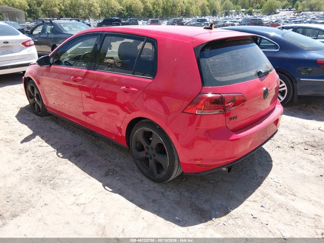 45122708 :رقم المزاد ، 3VW4T7AU6FM000512 vin ، 2015 Volkswagen Golf Gti 2.0t Autobahn 4-door مزاد بيع