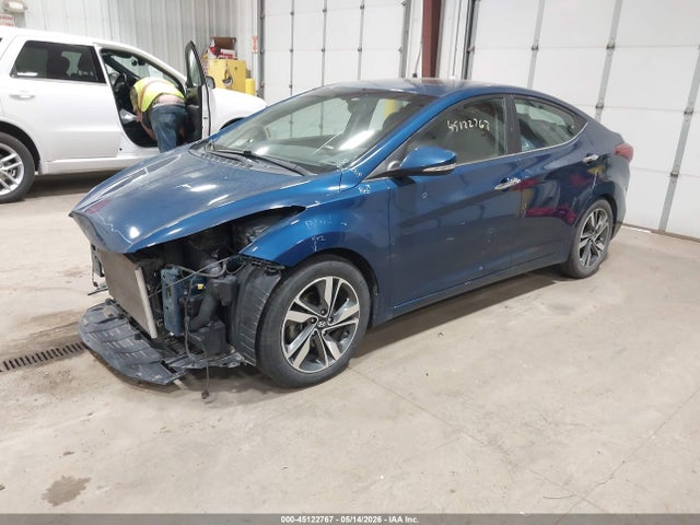 45122767 :رقم المزاد ، KMHDH4AE6EU129111 vin ، 2014 Hyundai Elantra Limited مزاد بيع