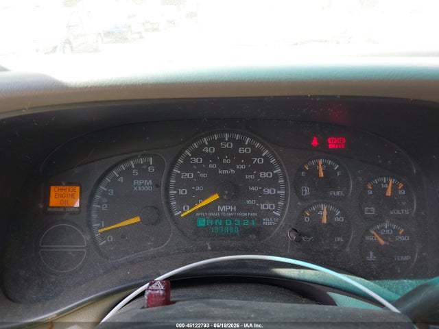 2000 Chevrolet Silverado 1500 Lt მანქანა იყიდება აუქციონზე, vin: 1GCEK19T0YE169985, აუქციონის ნომერი: 45122793