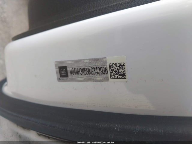 Продаж на аукціоні авто 2019 Buick Cascada Premium, vin: W04WH3N59KG343936, номер лоту: 45122871