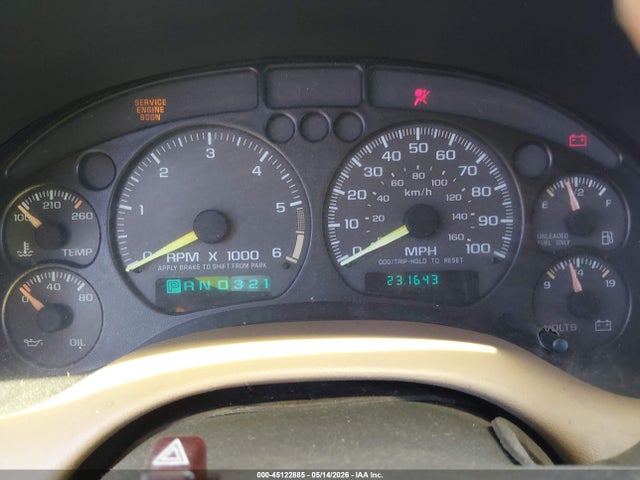 Продаж на аукціоні авто 1998 Chevrolet Blazer Lt, vin: 1GNDT13W0W2230611, номер лоту: 45122885