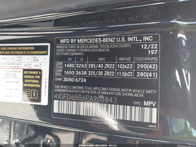 4JGFD6BB6PA901843 Mercedes-Benz Amg Gle 53 Coupe 4matic