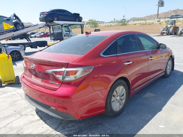2016 Hyundai Sonata Hybrid Se მანქანა იყიდება აუქციონზე, vin: KMHE24L17GA011685, აუქციონის ნომერი: 45122901
