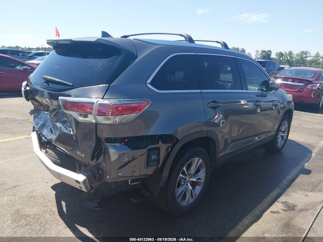 2015 Toyota Highlander Xle V6 მანქანა იყიდება აუქციონზე, vin: 5TDKKRFH8FS048470, აუქციონის ნომერი: 45122963