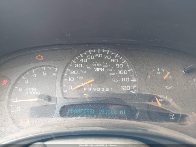 45123120 :رقم المزاد ، 2GCEK13T861240809 vin ، 2006 Chevrolet Silverado 1500 Lt3 مزاد بيع