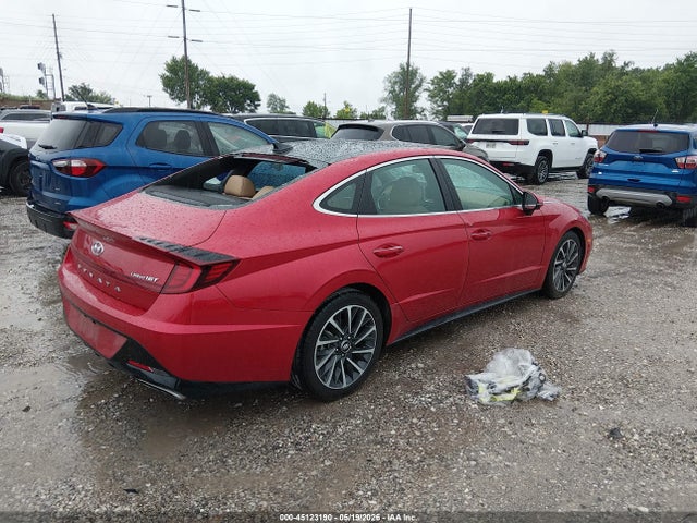 2020 Hyundai Sonata Limited მანქანა იყიდება აუქციონზე, vin: 5NPEH4J22LH010770, აუქციონის ნომერი: 45123190