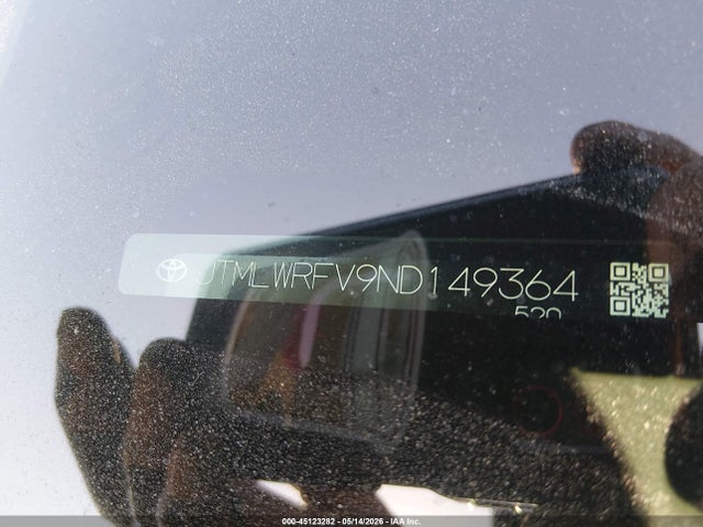 JTMLWRFV9ND149364 Toyota Rav4 Hybrid Le
