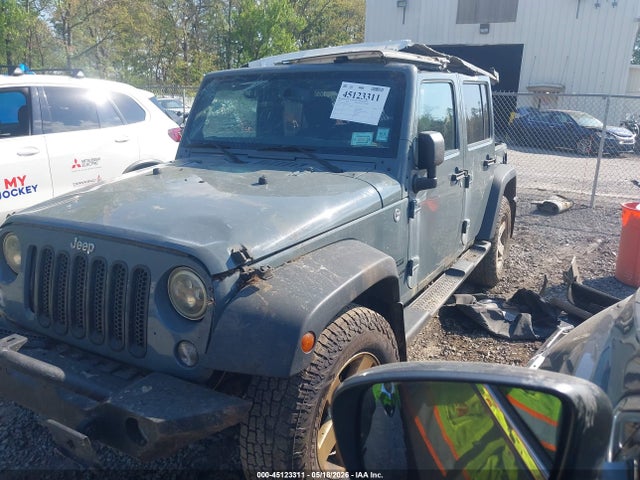 2014 Jeep Wrangler Unlimited Sport მანქანა იყიდება აუქციონზე, vin: 1C4BJWDGXEL157170, აუქციონის ნომერი: 45123311