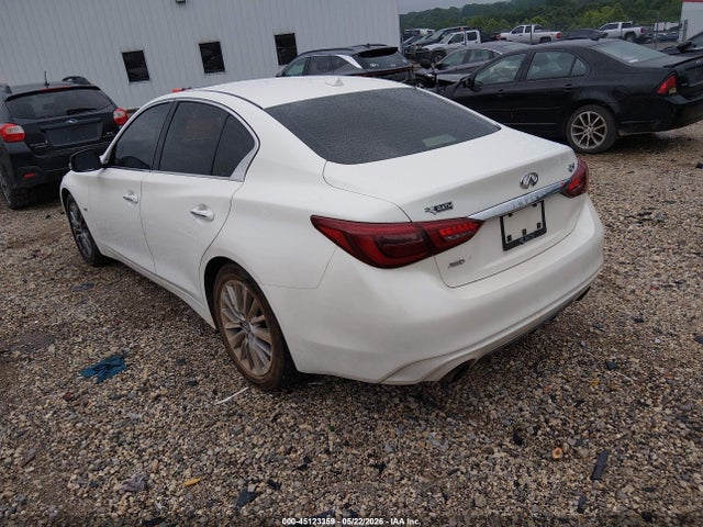 Aukcja sprzedaży 2019 Infiniti Q50 3.0t Luxe, vin: JN1EV7AR9KM552883, numer aukcji: 45123359