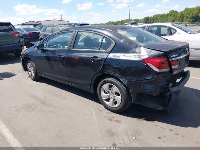 2014 Honda Civic Lx მანქანა იყიდება აუქციონზე, vin: 19XFB2F53EE222288, აუქციონის ნომერი: 45123365