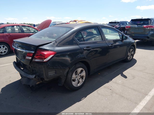 2014 Honda Civic Lx მანქანა იყიდება აუქციონზე, vin: 19XFB2F53EE222288, აუქციონის ნომერი: 45123365