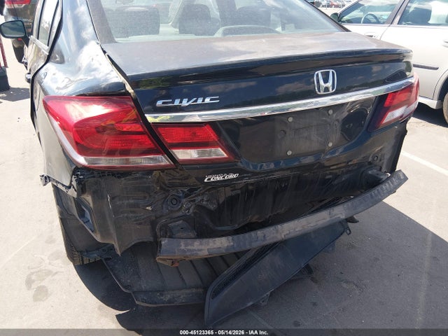 2014 Honda Civic Lx მანქანა იყიდება აუქციონზე, vin: 19XFB2F53EE222288, აუქციონის ნომერი: 45123365
