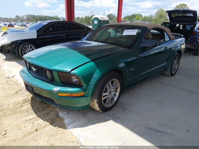 45123521 :رقم المزاد ، 1ZVHT85H755185758 vin ، 2005 Ford Mustang Gt مزاد بيع
