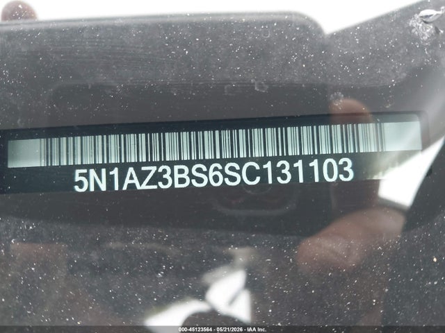 2025 Nissan Murano Sv მანქანა იყიდება აუქციონზე, vin: 5N1AZ3BS6SC131103, აუქციონის ნომერი: 45123564