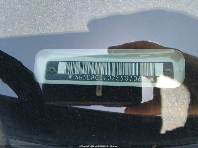45123578 :رقم المزاد ، 3G5DA03L07S501064 vin ، 2007 Buick Rendezvous Cx مزاد بيع