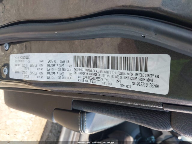 45123587 :رقم المزاد ، 1C4PJMCS8EW137918 vin ، 2014 Jeep Cherokee Latitude مزاد بيع