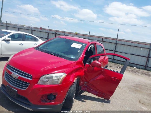 2016 Chevrolet Trax Lt მანქანა იყიდება აუქციონზე, vin: KL7CJLSB0GB663655, აუქციონის ნომერი: 45123661
