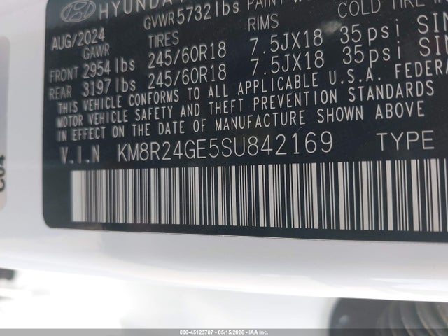 Hyundai Palisade Sel 2025 KM8R24GE5SU842169 Image 9