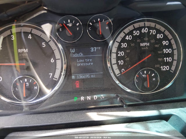 45123729 :رقم المزاد ، 1D3HV18T39S753569 vin ، 2009 Dodge Ram 1500 Slt/sport/trx مزاد بيع