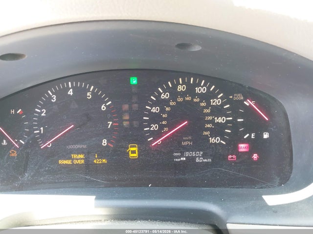 2001 Lexus Ls 430 მანქანა იყიდება აუქციონზე, vin: JTHBN30F510004190, აუქციონის ნომერი: 45123791