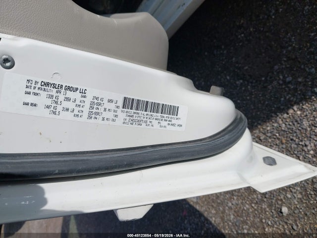 Aukcja sprzedaży 2013 Dodge Grand Caravan Sxt, vin: 2C4RDGCG0DR751026, numer aukcji: 45123854