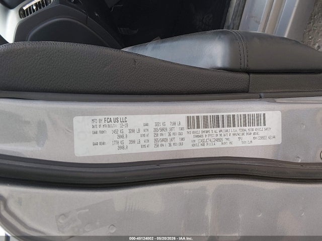 Dodge Durango R/t Awd 2020 1C4SDJCT4LC248926 Image 9