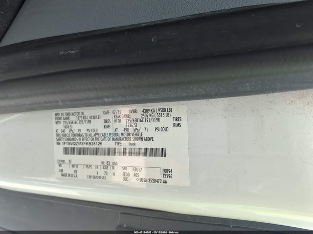 Ford Transit-350 2015 1FTSW2ZM3FKB28125 Image 9