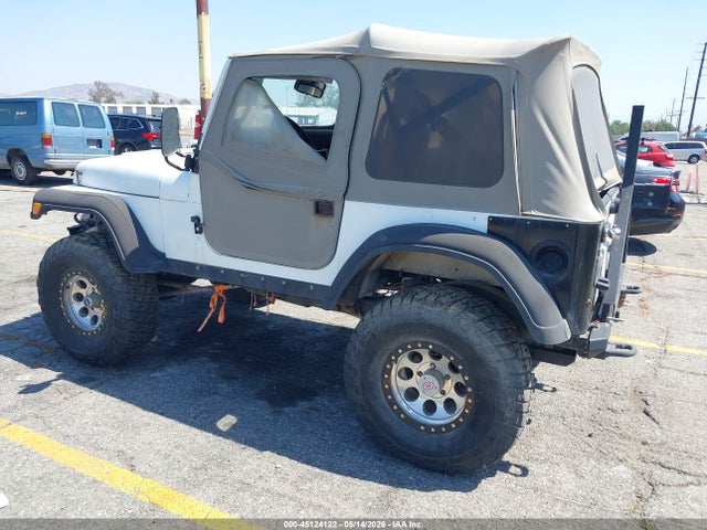 1987 Jeep Wrangler Laredo მანქანა იყიდება აუქციონზე, vin: 2BCCV8149HB528937, აუქციონის ნომერი: 45124122