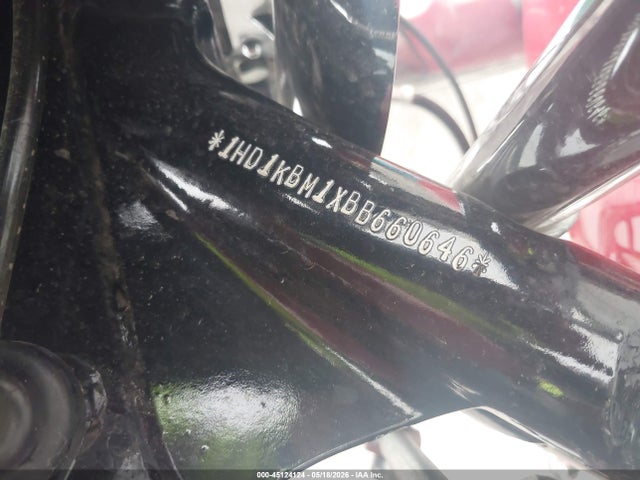 Продаж на аукціоні авто 2011 Harley-davidson Flhx, vin: 1HD1KBM1XBB660646, номер лоту: 45124124