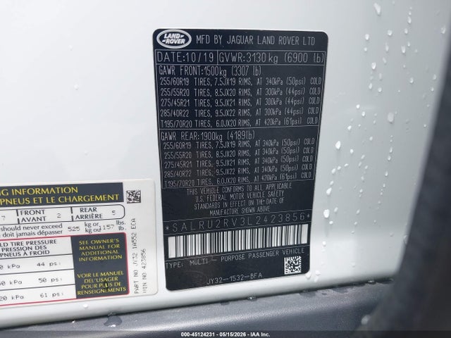 Land Rover Discovery Landmark Edition 2020 SALRU2RV3L2423856 Image 9