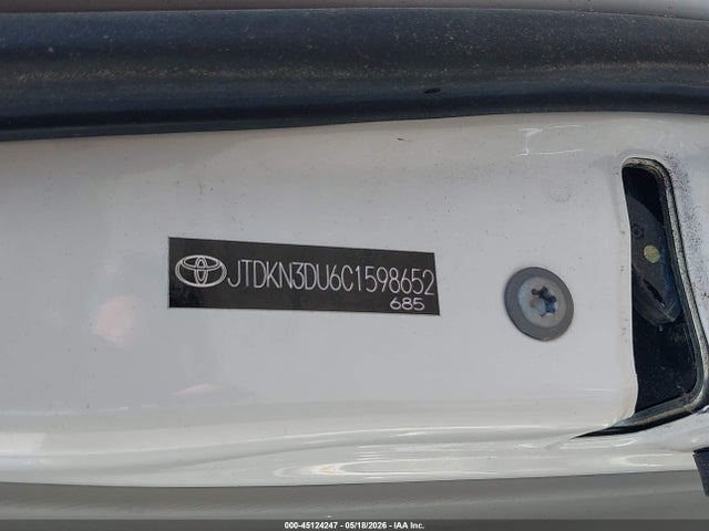 Продаж на аукціоні авто 2012 Toyota Prius Four, vin: JTDKN3DU6C1598652, номер лоту: 45124247