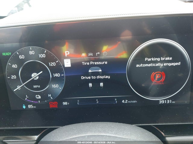2024 Kia Niro Ev Wind მანქანა იყიდება აუქციონზე, vin: KNDCR3L12R5087649, აუქციონის ნომერი: 45124346