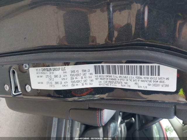 Продажа на аукционе авто 2015 Jeep Cherokee Trailhawk, vin: 1C4PJMBS2FW575479, номер лота: 45124545