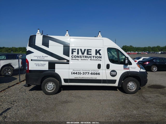 Aukcja sprzedaży 2022 Ram Promaster 1500 High Roof 136 Wb, vin: 3C6LRVBG1NE121071, numer aukcji: 45124586