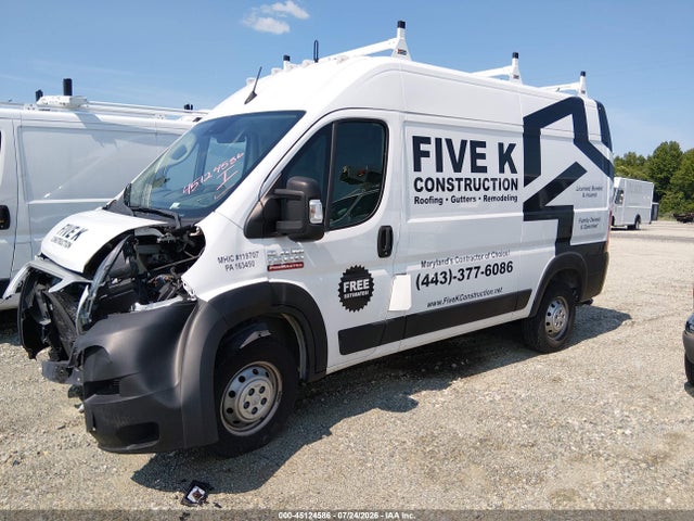 Aukcja sprzedaży 2022 Ram Promaster 1500 High Roof 136 Wb, vin: 3C6LRVBG1NE121071, numer aukcji: 45124586