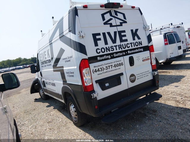 Aukcja sprzedaży 2022 Ram Promaster 1500 High Roof 136 Wb, vin: 3C6LRVBG1NE121071, numer aukcji: 45124586