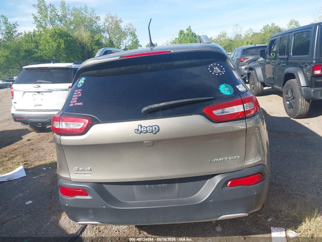 Aukcja sprzedaży 2017 Jeep Cherokee Limited 4x4, vin: 1C4PJMDB8HW593551, numer aukcji: 45124594