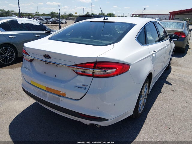 2017 Ford Fusion Hybrid Se მანქანა იყიდება აუქციონზე, vin: 3FA6P0LU8HR409417, აუქციონის ნომერი: 45124651