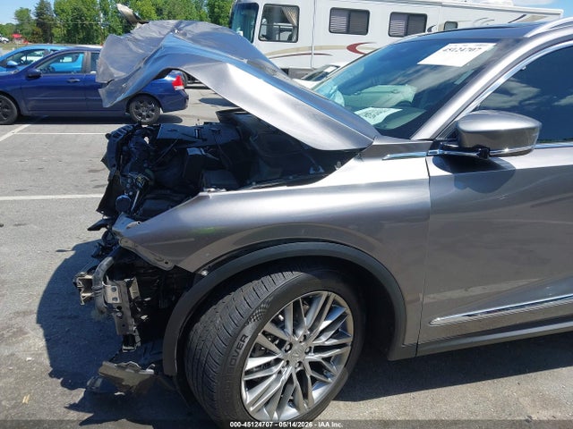 45124707 :رقم المزاد ، 5J8YE1H8XNL041103 vin ، 2022 Acura Mdx Advance Package مزاد بيع