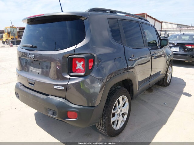 2018 Jeep Renegade Latitude 4x4 მანქანა იყიდება აუქციონზე, vin: ZACCJBBB6JPJ44956, აუქციონის ნომერი: 45124742