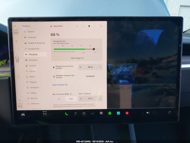 Aukcja sprzedaży 2025 Tesla Model X Long Range, vin: 7SAXCBE58SF472167, numer aukcji: 45124890