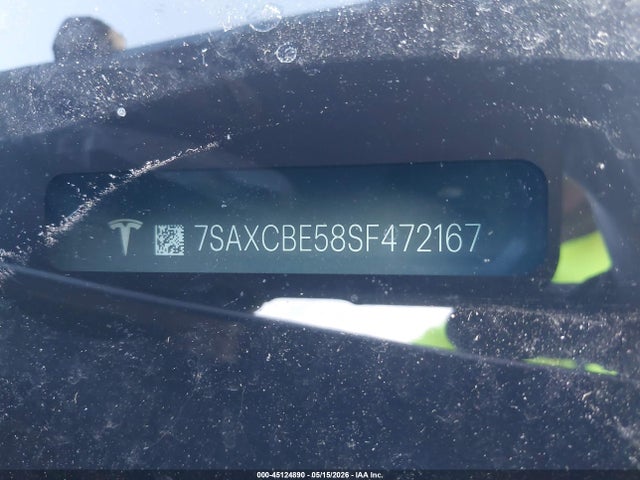Aukcja sprzedaży 2025 Tesla Model X Long Range, vin: 7SAXCBE58SF472167, numer aukcji: 45124890