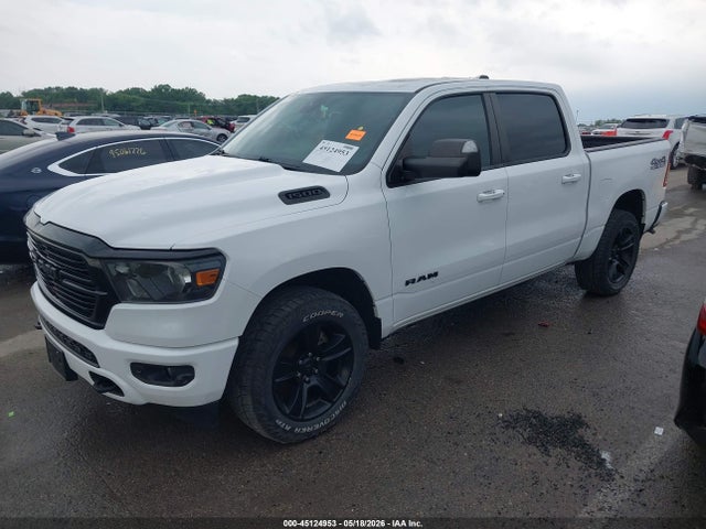 Продажа на аукционе авто 2020 Ram 1500 Big Horn  4x4 5'7 Box, vin: 1C6SRFFTXLN324509, номер лота: 45124953