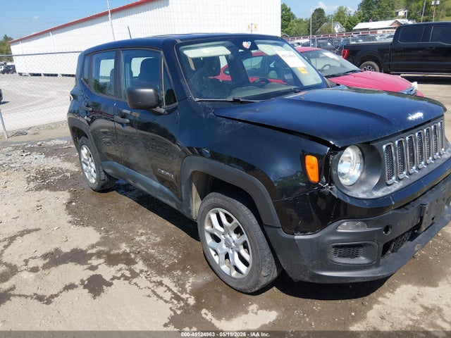 2017 Jeep Renegade Sport 4x4 მანქანა იყიდება აუქციონზე, vin: ZACCJBAH1HPF65065, აუქციონის ნომერი: 45124963