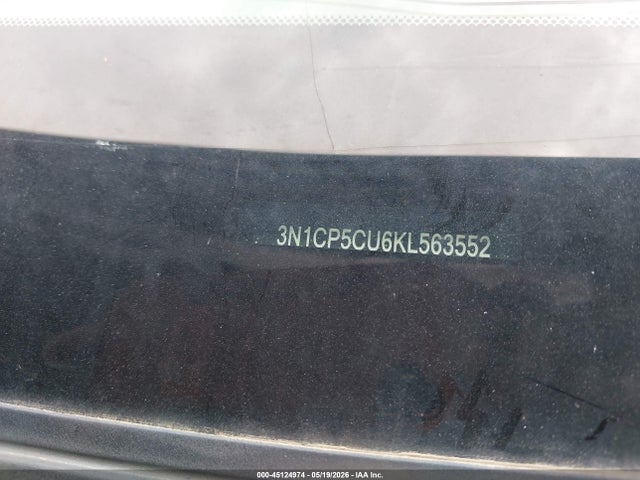Продаж на аукціоні авто 2019 Nissan Kicks Sv, vin: 3N1CP5CU6KL563552, номер лоту: 45124974