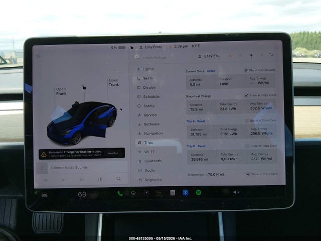 Tesla Model 3 Long Range/performance 2019 5YJ3E1EB5KF510976 Image 7