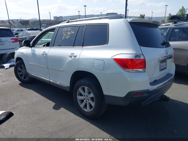 Aukcja sprzedaży 2013 Toyota Highlander Base Plus V6, vin: 5TDZK3EHXDS117265, numer aukcji: 45125222