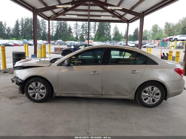 45125276 :رقم المزاد ، 1G1PA5SG7E7181060 vin ، 2014 Chevrolet Cruze Ls Auto مزاد بيع