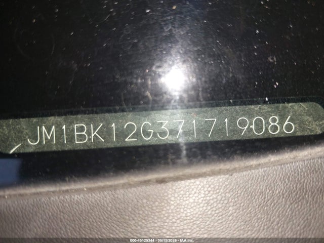 Продажа на аукционе авто 2007 Mazda Mazda3 I Sport, vin: JM1BK12G371719086, номер лота: 45125344